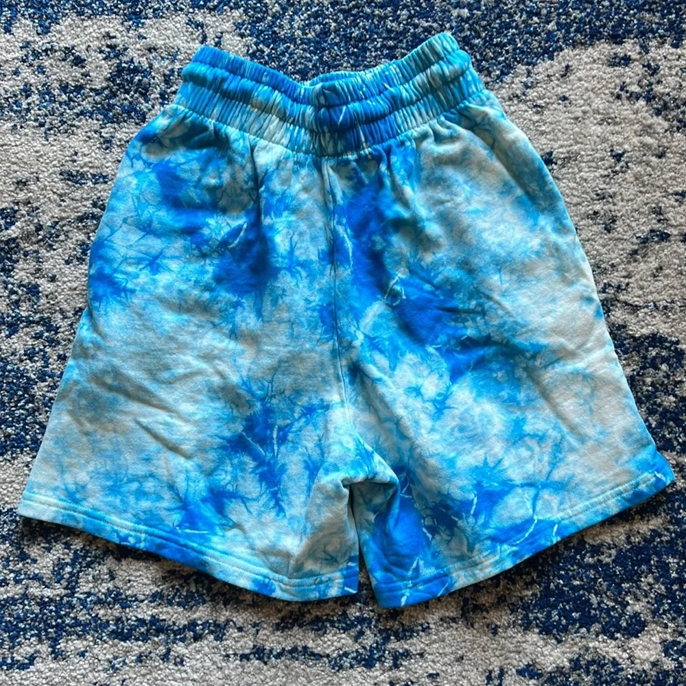 X REVOLVE Burl Sweat Short in Ocean Tie Dye Frankies Bikinis XS